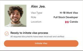 Start VISA process