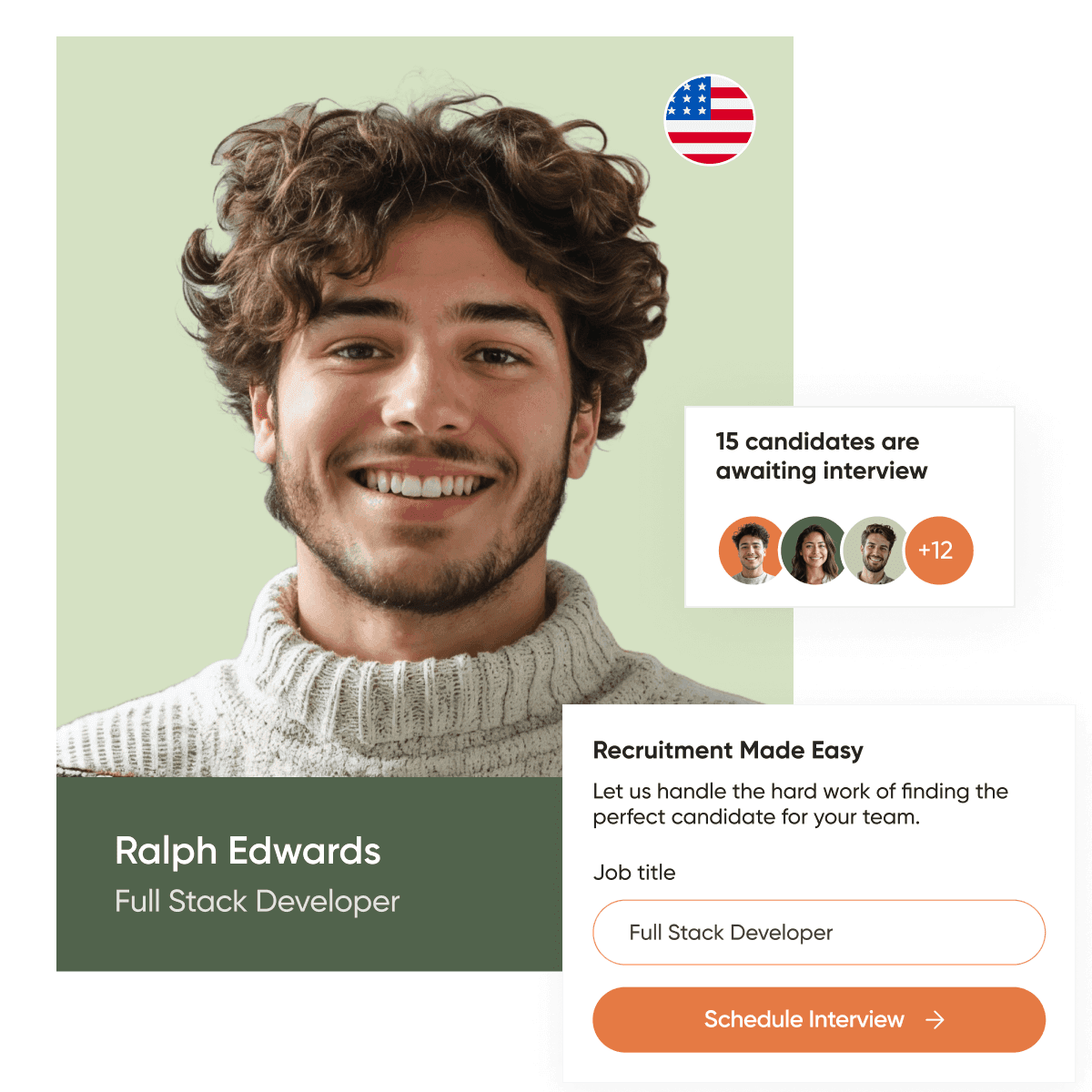 Talent profile card example