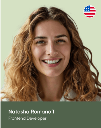 Natasha Romanoff - Frontend Developer