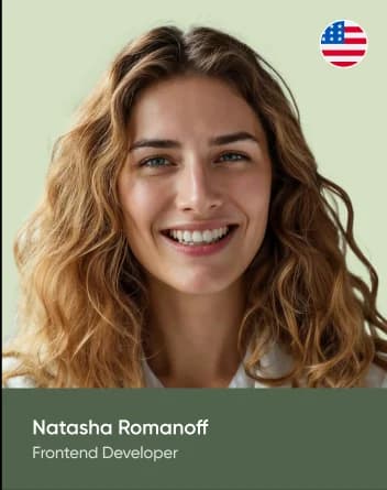 Natasha Romanoff - Frontend Developer